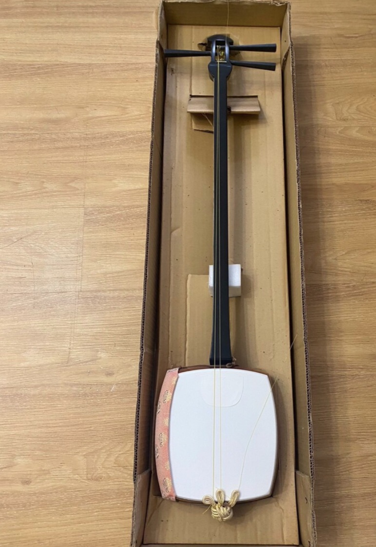 Musical Instrument In Japanese - 자이언트(삼현) 일본 전통 3현 악기, 수집용,