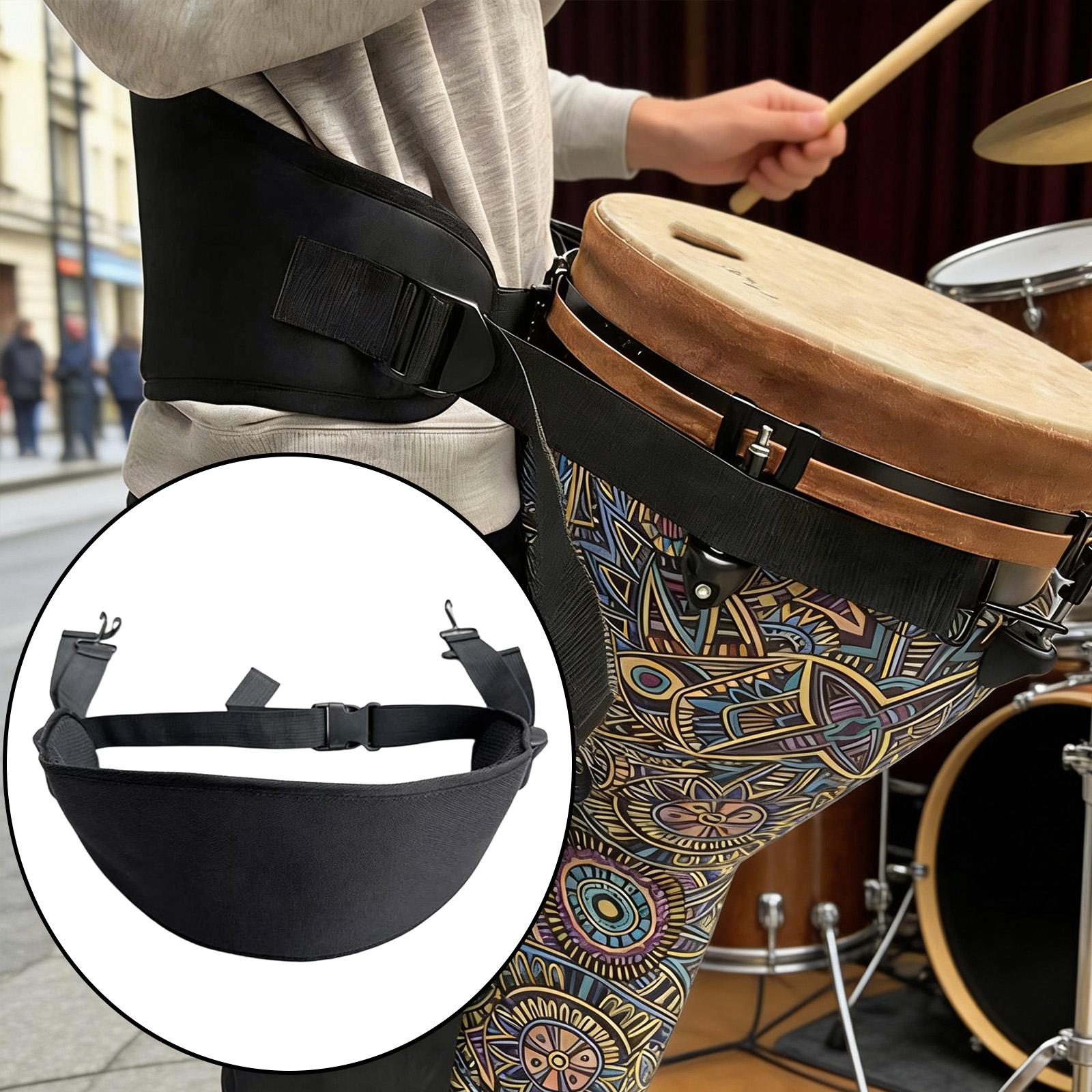Musical Instrument Djembe - Djembe 허리 스트랩 휴대용 탬버린 악기