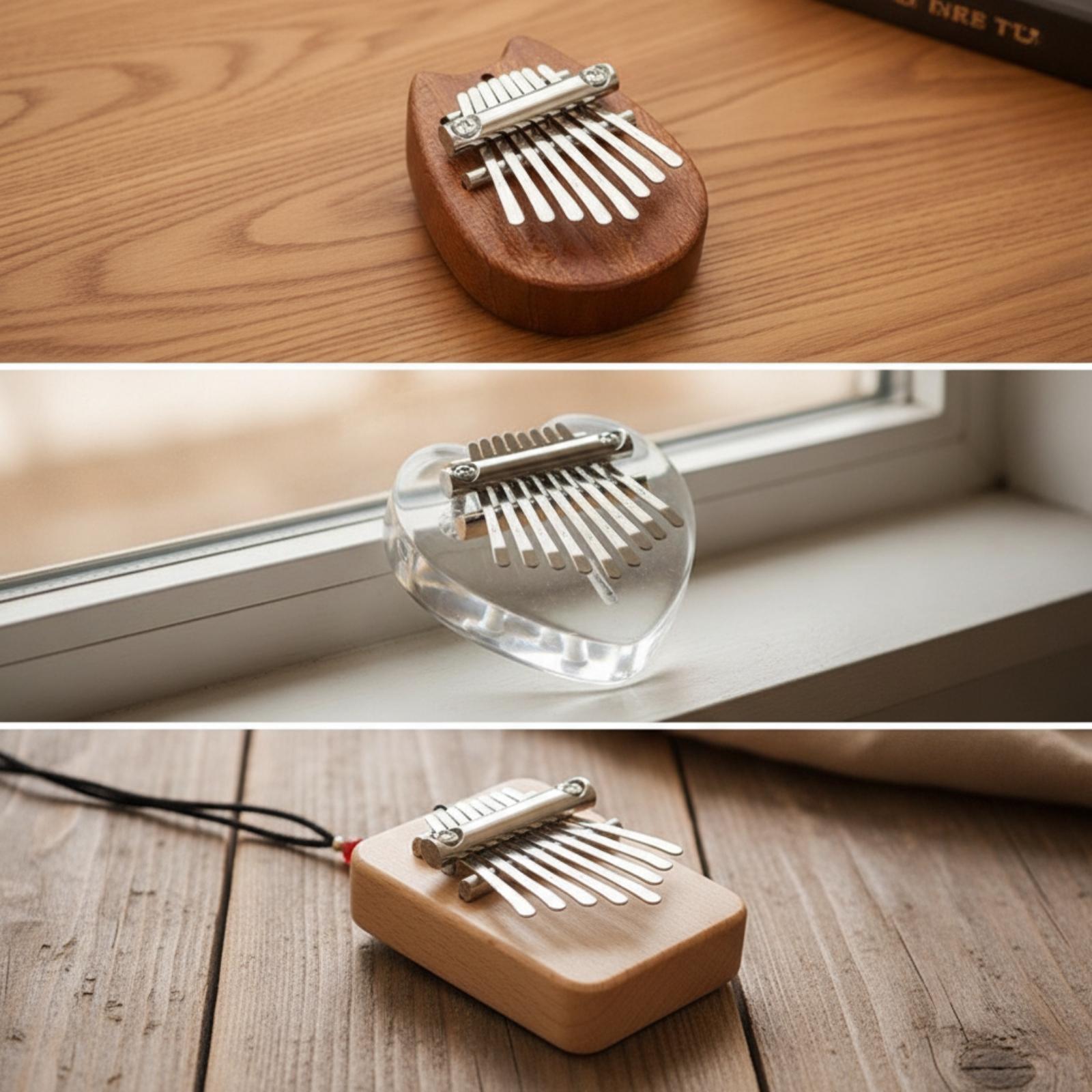 Musical Instrument Kalimba - 컴팩트 칼림바 엄지 피아노 8음 나무