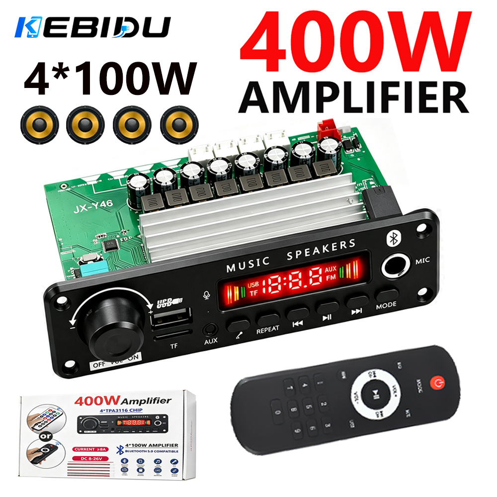 Musical Instrument Recorder - KEBIDU 400W 앰프 차량용 MP3 플레이어