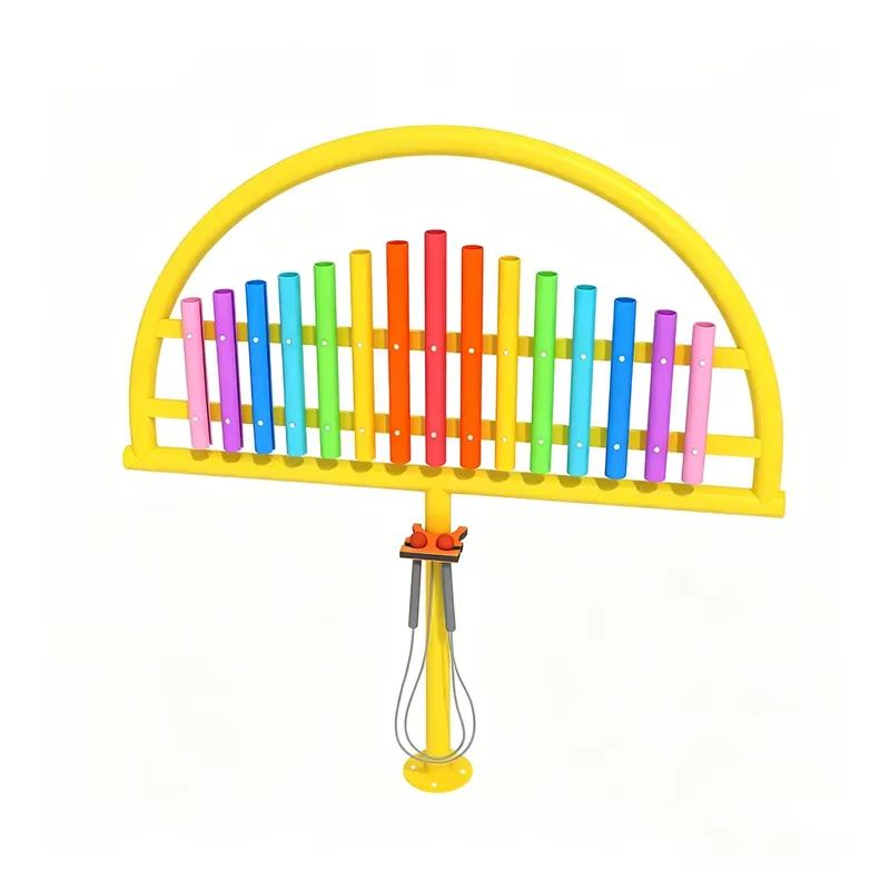 Musical Instrument Park - 뮤직 파크의 실외용 타악기 세트, 유리섬유