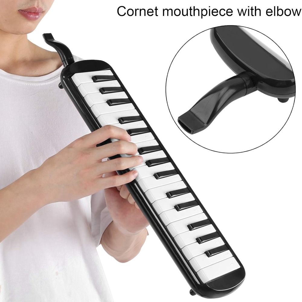 프리미엄 32키 멜로디카 블랙 플라스틱 멜로디카 악기  - Musical Instrument Melodica 리뷰 및 가격