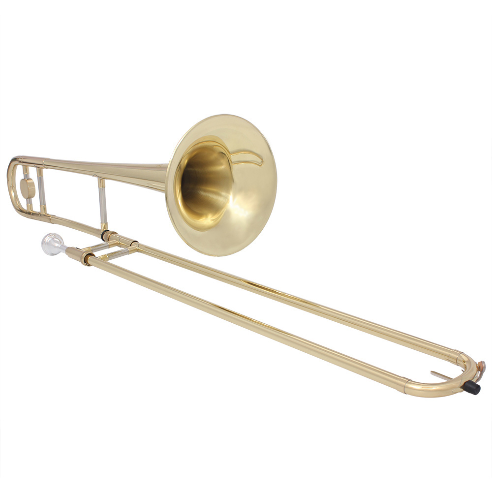 Bb 알토 트롬본 래커드 골드 전문가용 금관악기 B 플 - Musical Instrument Trombone 리뷰 및 가격
