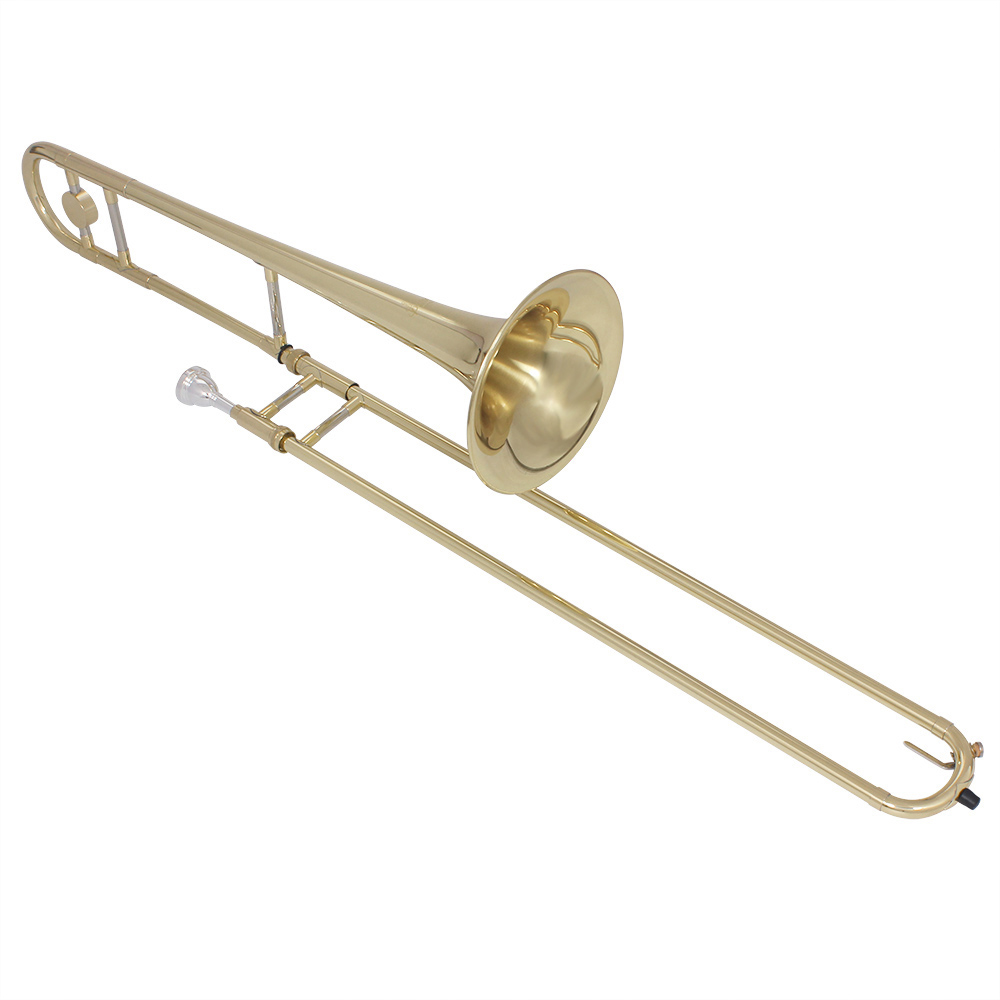 Bb 알토 트롬본 래커드 골드 전문가용 금관악기 B 플 - Musical Instrument Trombone 리뷰 및 가격