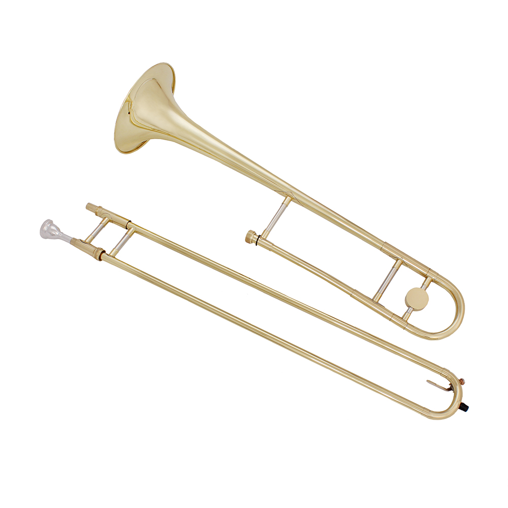 Bb 알토 트롬본 래커드 골드 전문가용 금관악기 B 플 - Musical Instrument Trombone 리뷰 및 가격