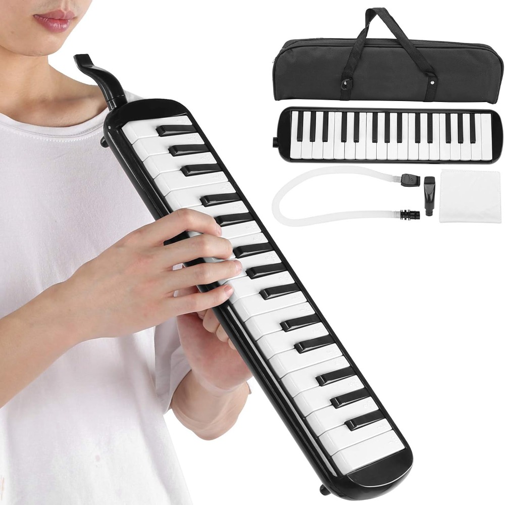 프리미엄 32키 멜로디카 블랙 플라스틱 멜로디카 악기  - Musical Instrument Melodica 리뷰 및 가격