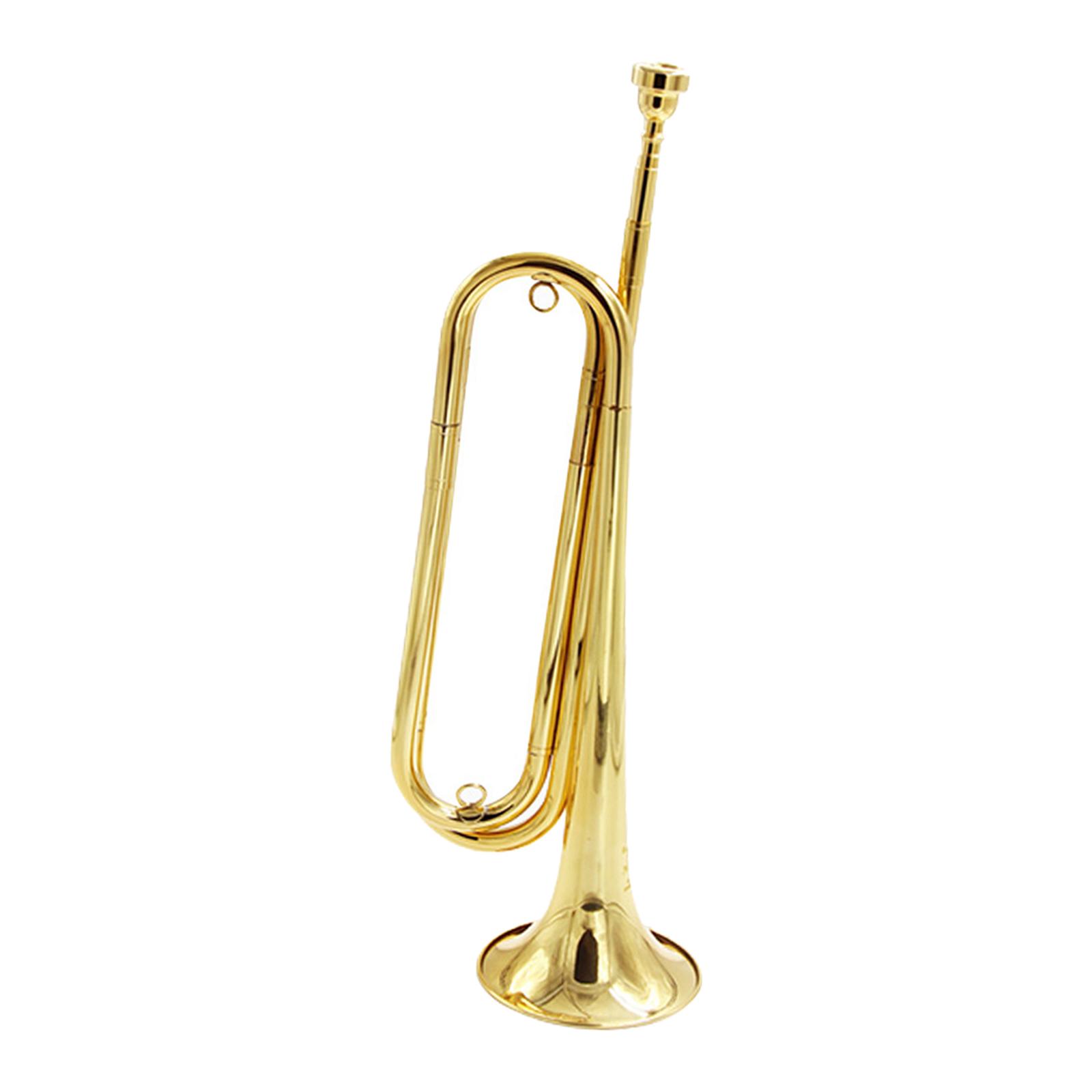 황동 날리는 나팔 기병 트럼펫, 7C 마우스피스, 빈티 - Musical Instrument Bugle 리뷰 및 가격