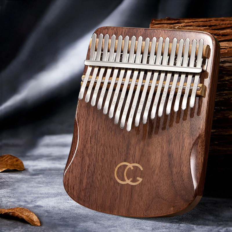 어린이 선물용 초심자 키보드 악기, 블랙 호두나무 손가 - Musical Instrument Kalimba 리뷰 및 가격