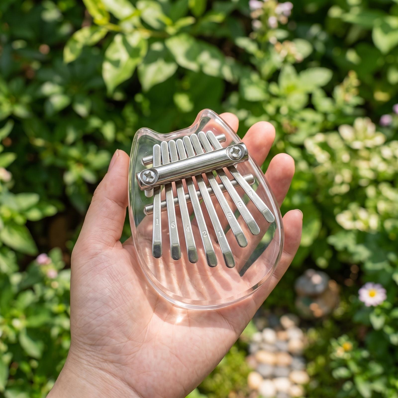 컴팩트 칼림바 엄지 피아노 8음 나무 바디 금속 키 미 - Musical Instrument Kalimba 리뷰 및 가격