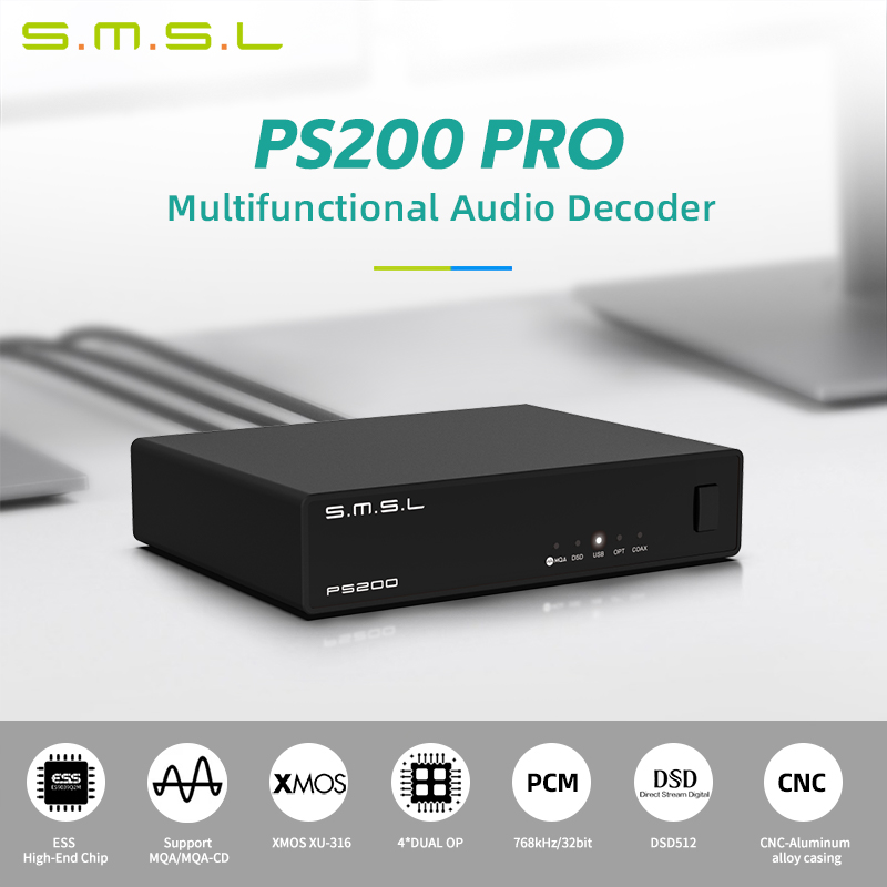 SMSL PS200 PRO DAC 다기능 오디오 컨버터 - L Musical Instrument 리뷰 및 가격