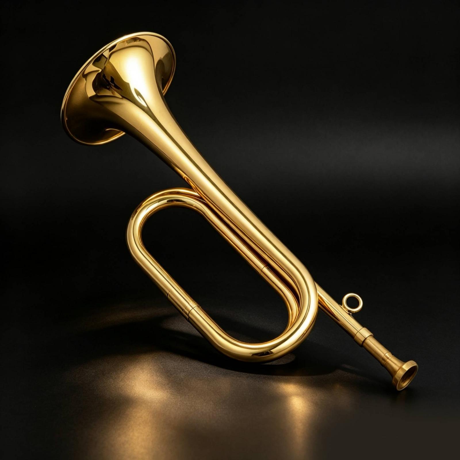 미니 황동 악기 윈드혼, 연습 밴드 및 전시 장식용 손 - Musical Instrument Bugle 리뷰 및 가격