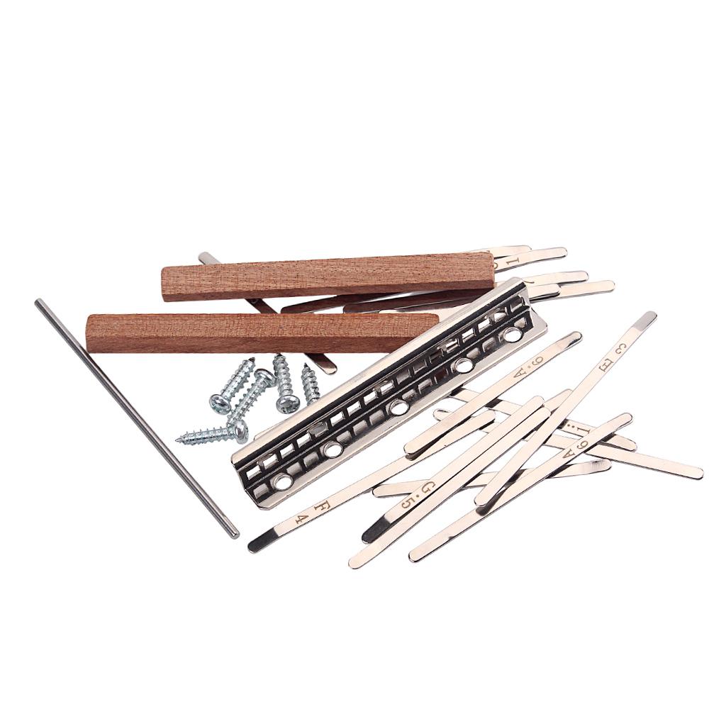 칼림바 17키 DIY 부품 키트 엄지 피아노 스틸 키  - Musical Instrument Kalimba 리뷰 및 가격