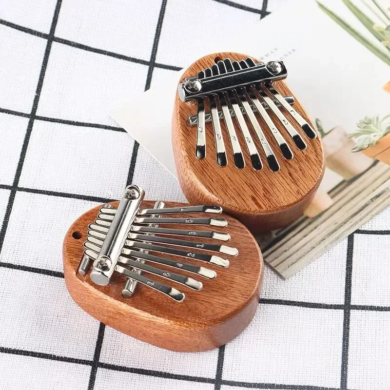 1Pcs 나무 미니 엄지 피아노 뮤지컬 8 톤 휴대용  - Musical Instrument African 리뷰 및 가격