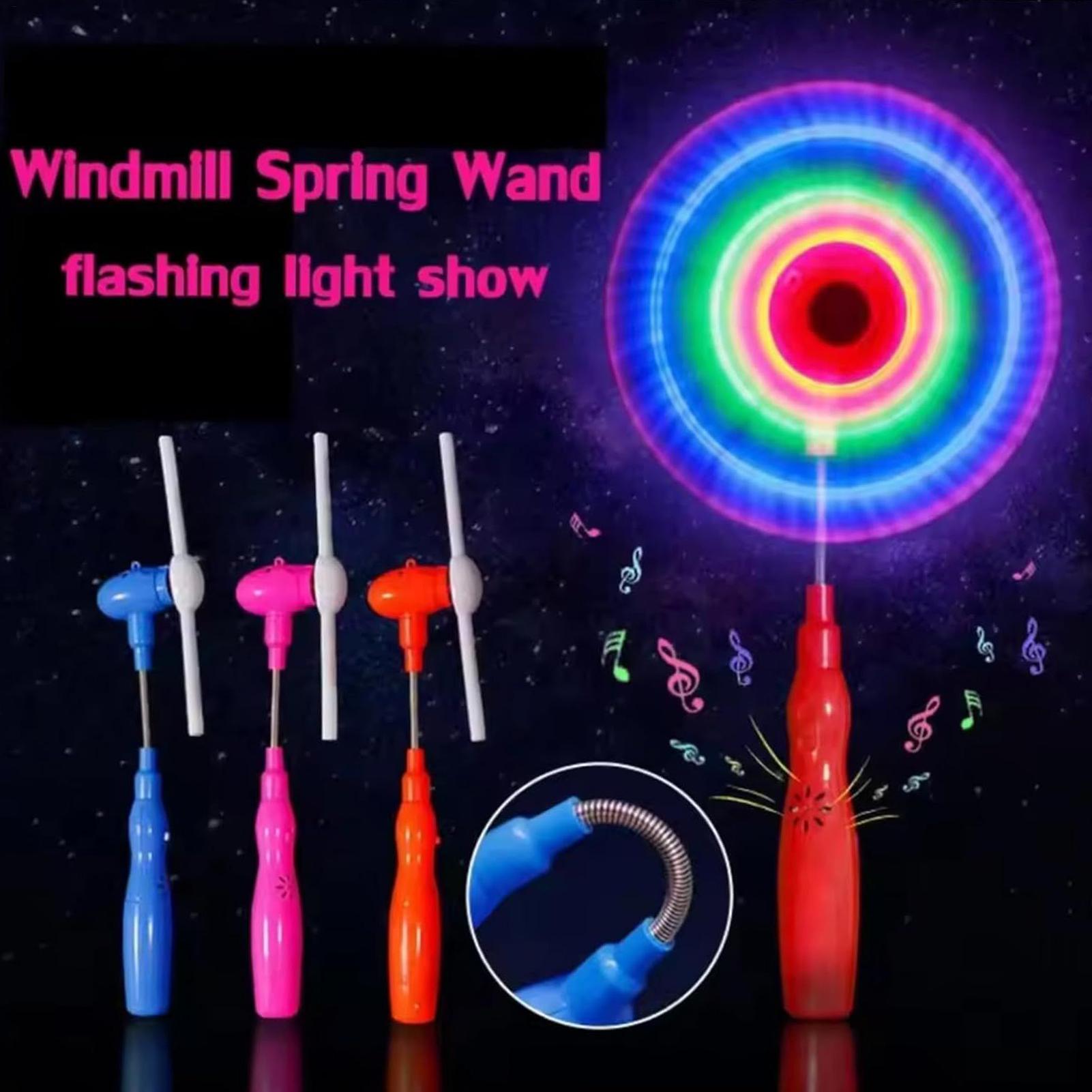 어린이용 LED 반짝이 풍차, 화려한 뮤지컬 조명 핀휠 - Musical Instrument Park 리뷰 및 가격